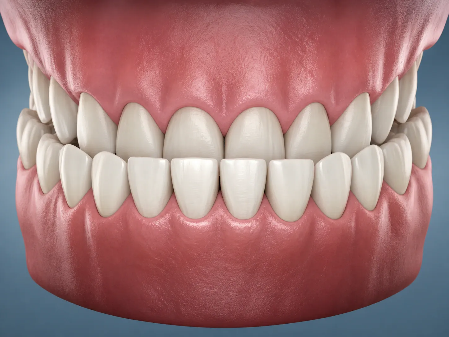 3d render illustration of an underbite nm 1104