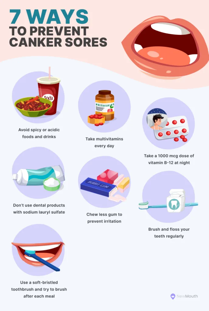 7 ways to prevent canker sores