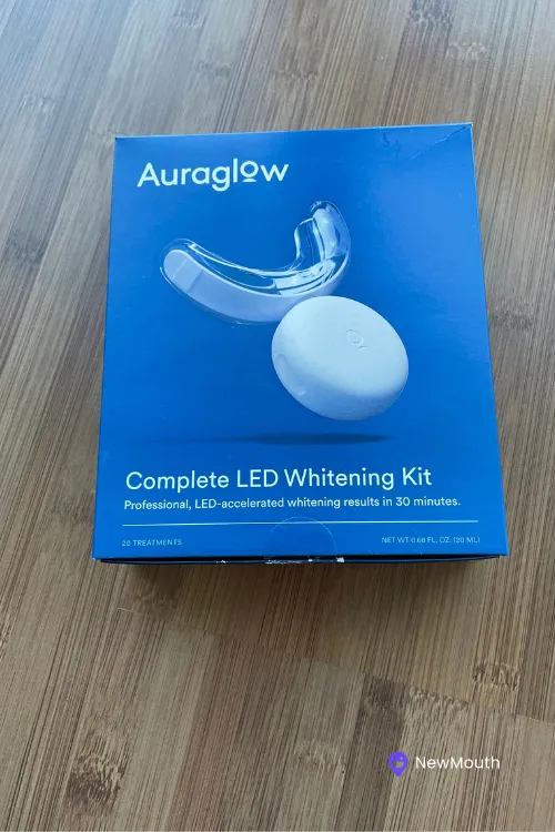 AuraGlow Complete Whitening Kit Package