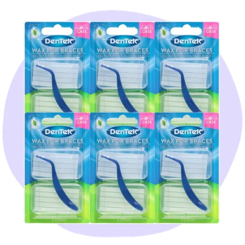 Dentek braces wax