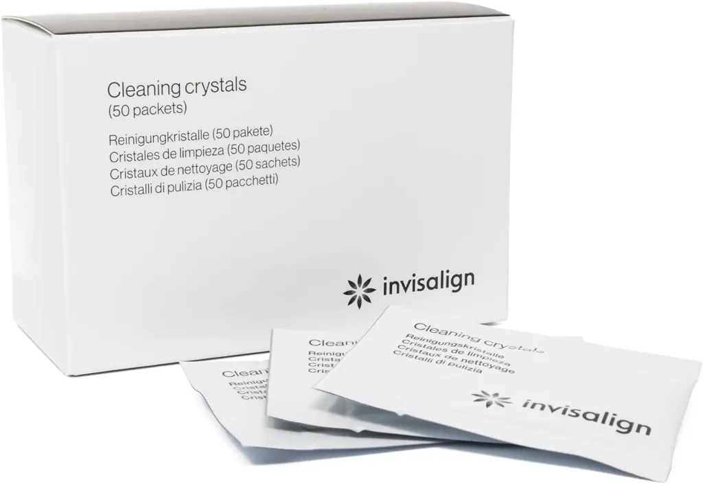 Invisalign Cleaning Crystals for clear aligners and retainers