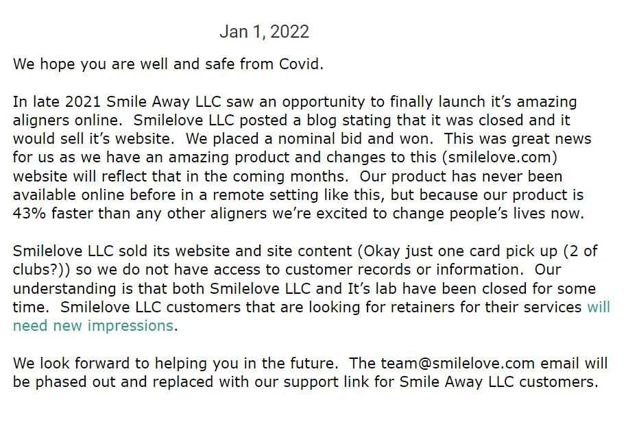 January Smilelove Blog Post