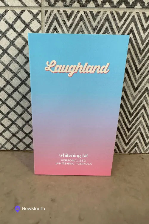 Laughland Whitening Kit package front with logo 1