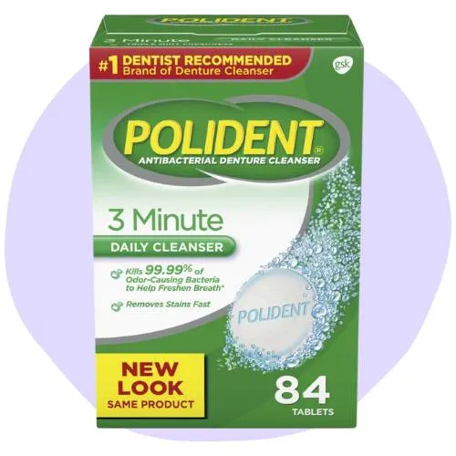 Polident 3 Minute Denture Cleanser