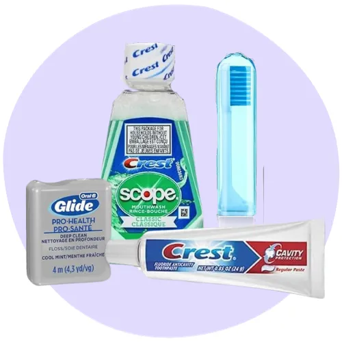 Premium Travel Toiletries Toothbrush Set Dental Kit NM