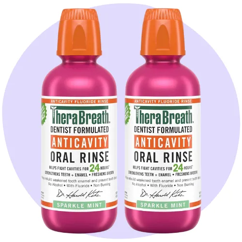 TheraBreath CavityBad Breath Healthy Smile Dentist Formulated 24 Hour Oral Rinse