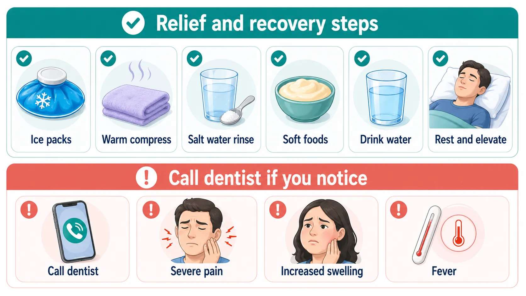Dental surgery recovery management board v1