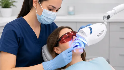 Why Whitening Treatment Can Burn Your Gums