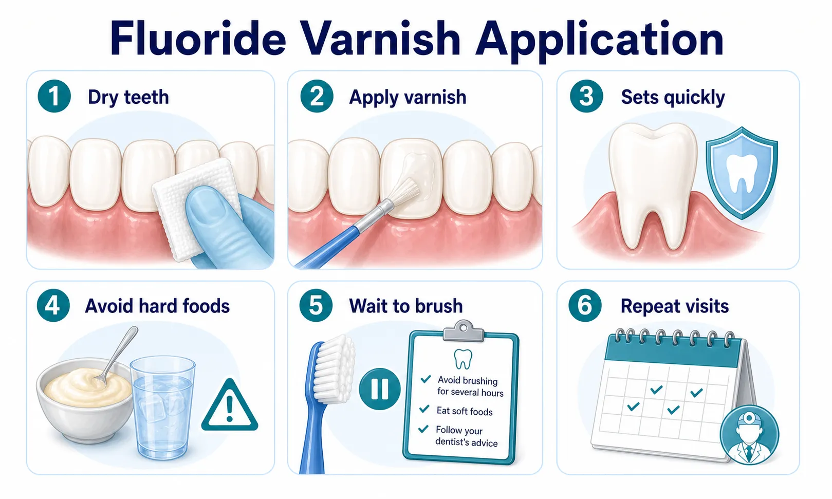 Fluoride varnish application workflow v2