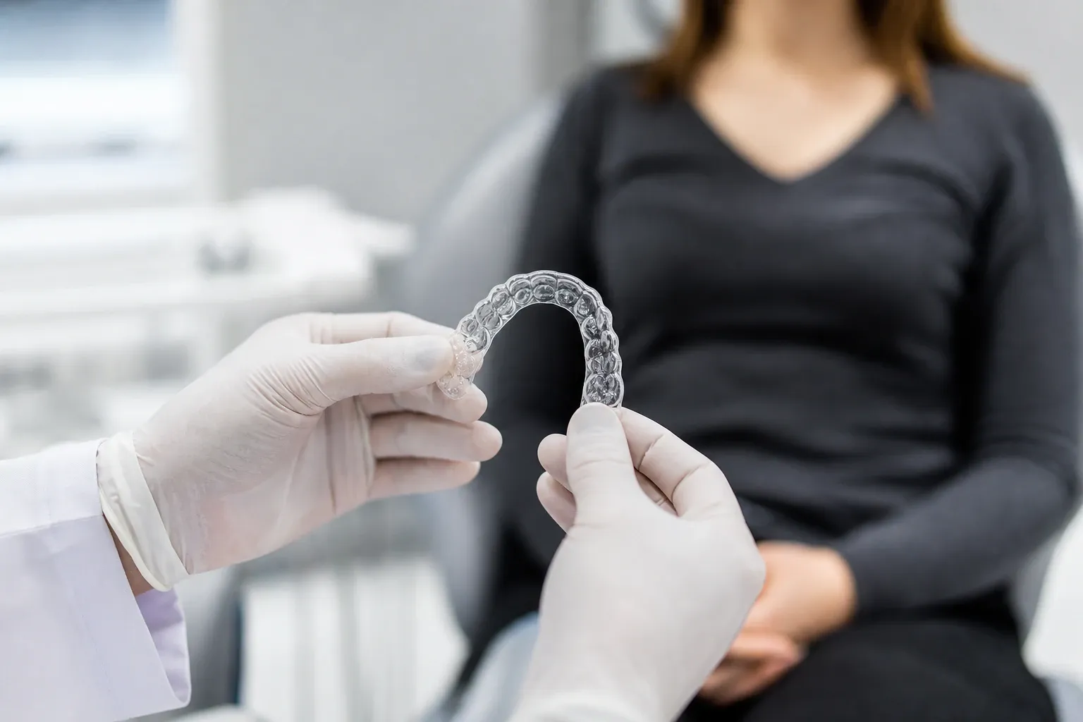 Invisalign held by doctor nm 0854