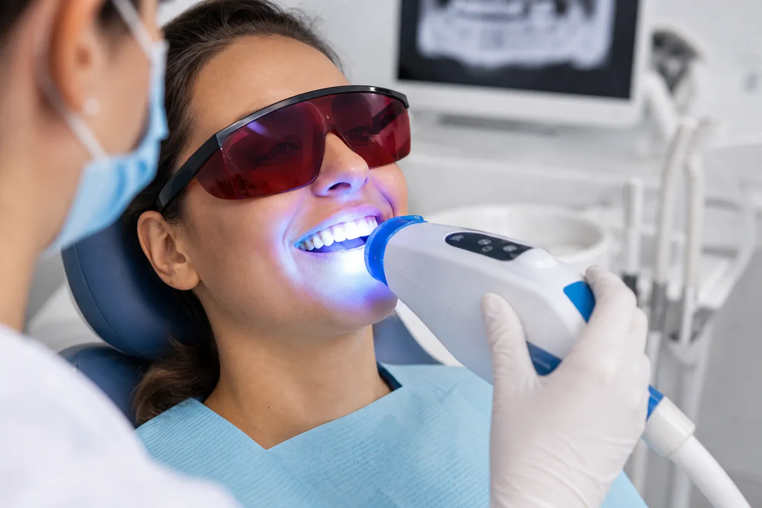 laser teeth whitening