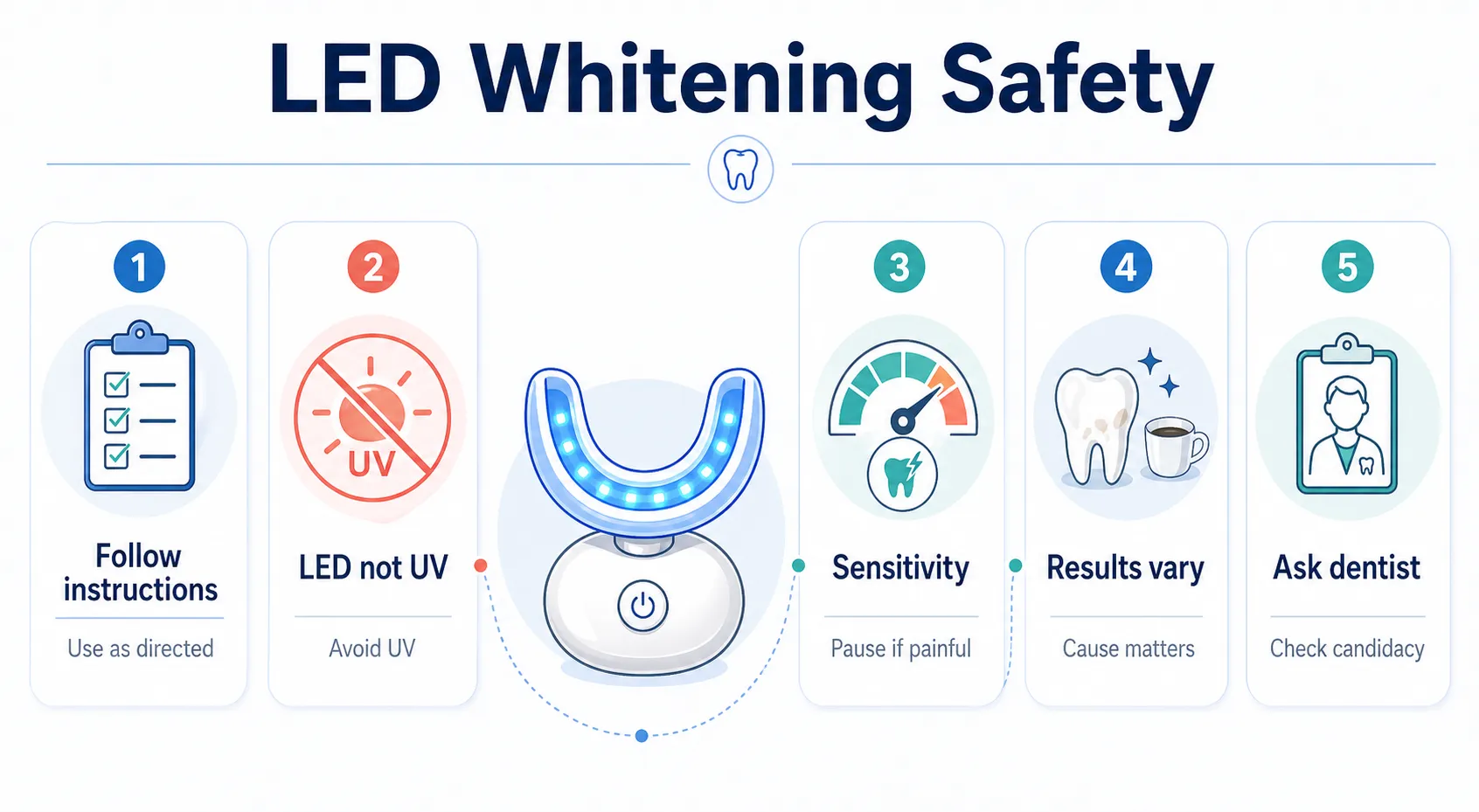 Led whitening safety considerations board v1