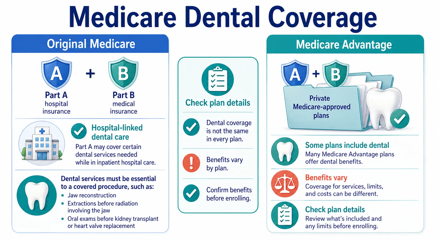 Medicare dental coverage options board v1