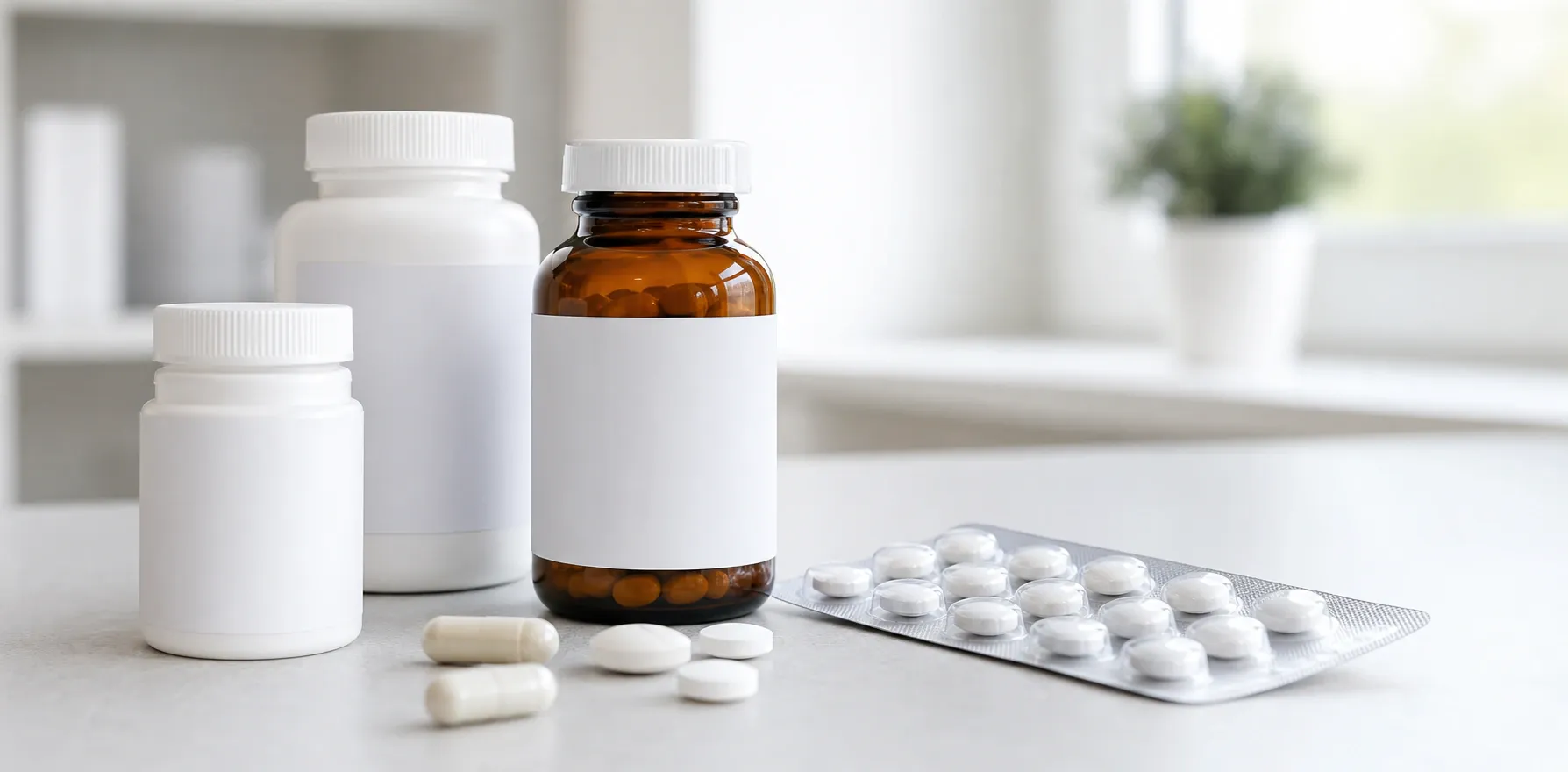 Medicine bottles pills nm 0480
