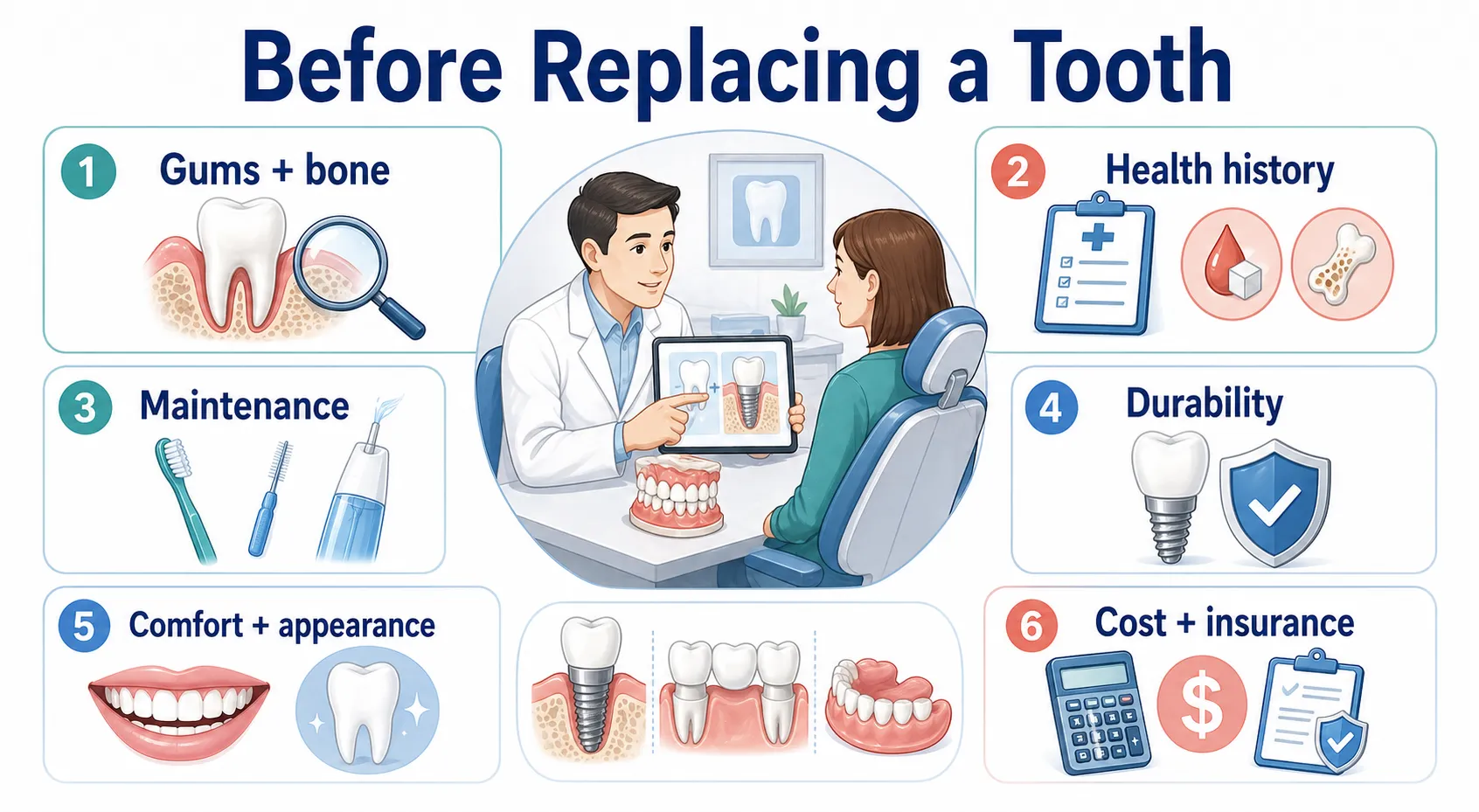 Missing tooth replacement considerations v1