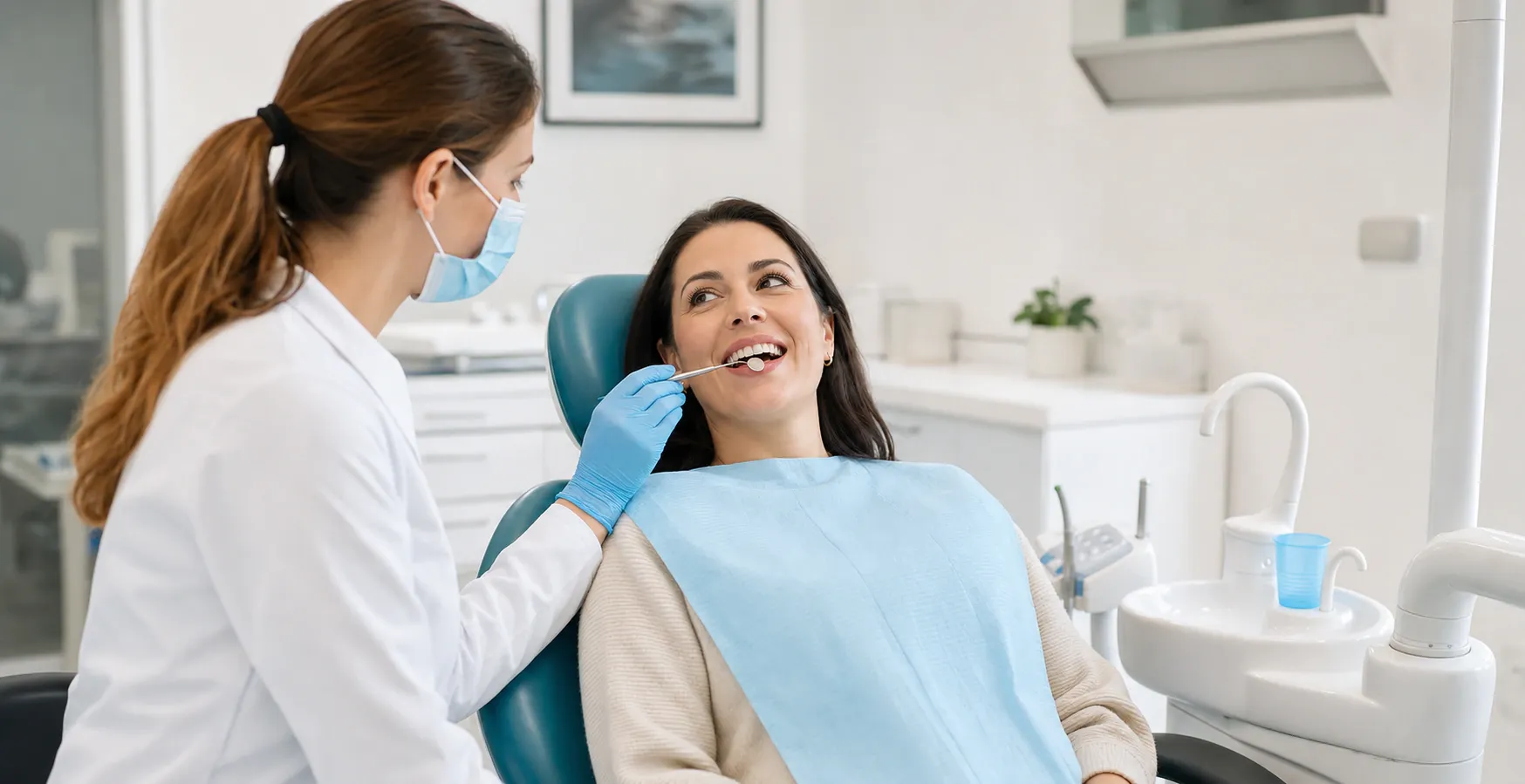 Woman having dental check up nm 0733